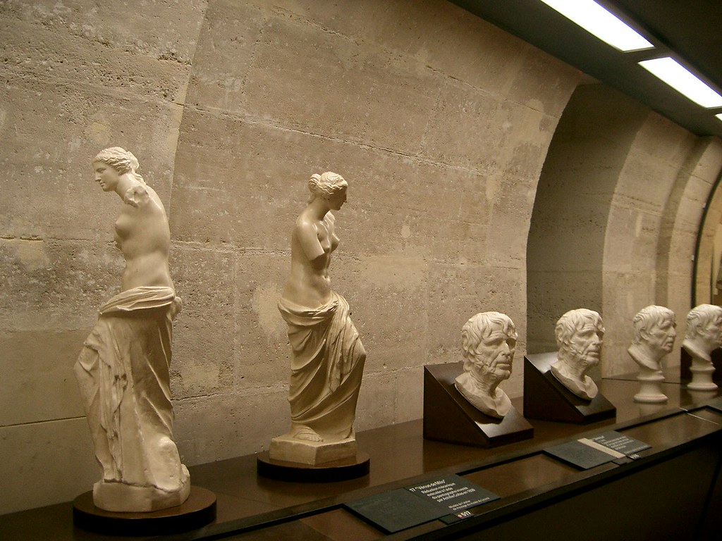 Some Sculptures in the Musee de Louvre